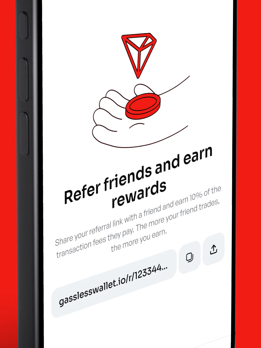 Invite & Earn: запрошення друзів через реферальне посилання.